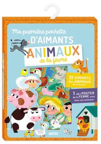 Animaux de la ferme : ma première pochette d'aimants