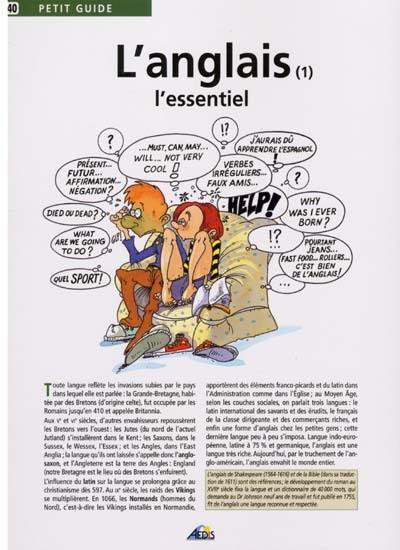 L'anglais. 1, L'essentiel L'anglais. 1, L'essentiel