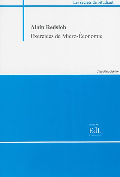 Exercices de microéconomie