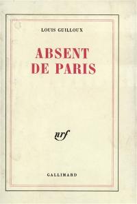 Absent de Paris