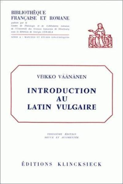 Introduction au latin vulgaire