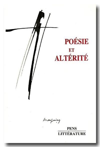 Poésie et altérité : actes