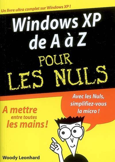 Windows XP de A à Z pour les nuls