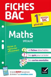 Maths spécialité, 1re générale : nouveau bac