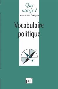 Vocabulaire politique