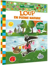 Mes autocollants malins : Loup en pleine nature