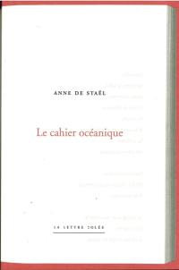 Le cahier océanique