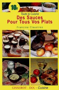 Des sauces pour tous vos plats