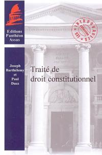 Traité de droit constitutionnel