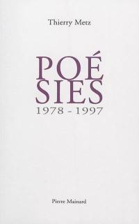 Poésies : 1978-1997