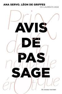 Avis de pas sage : prix de la nouvelle érotique 2022