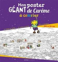 Mon poster géant de carême à colorier