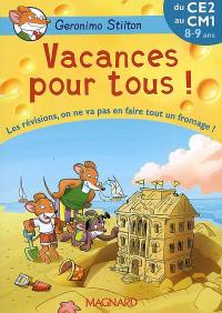 Vacances pour tous !, du CE2 au CM1, 8-9 ans : les révisions, on ne va pas en faire tout un fromage !