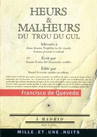 Heurs et malheurs du trou du cul. Poèmes satiriques et burlesques