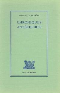 Chroniques antérieures