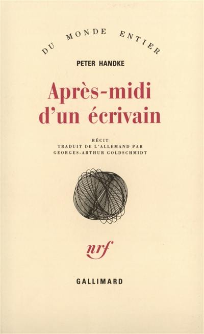 Après-midi d'un écrivain : récit