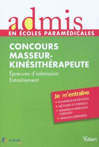 Concours masseur-kinésithérapeute : épreuves d'admission, entraînement