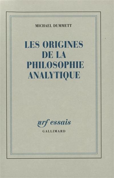 Les origines de la philosophie analytique