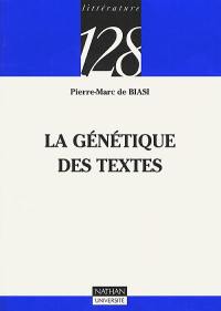 La génétique des textes