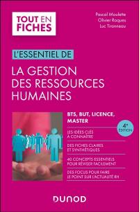 L'essentiel de la gestion des ressources humaines : BTS, BUT, licence, master