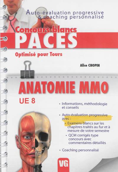 Anatomie MMO, UE8 : optimisé pour Tours