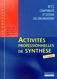 Activités professionnelles de synthèse, BTS CGO 1re année : livre de l'élève