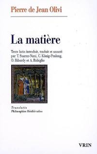 La matière