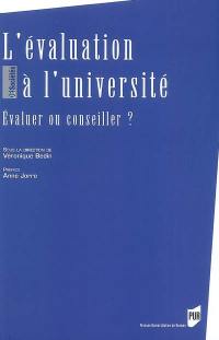 L'évaluation à l'université : évaluer ou conseiller ?