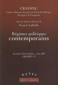 Régimes politiques contemporains