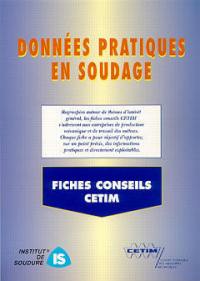 Données pratiques en soudage