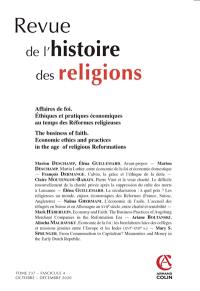 Revue de l'histoire des religions, n° 4 (2019). Appropriations monothéistes de figures païennes. Monotheistic appropriations of pagan figures