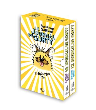 Coffret Le journal de Gurty, tomes 1 et 4 : printemps été