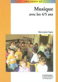 Musique avec les 4-5 ans