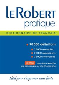 Le Robert pratique : dictionnaire d'apprentissage de la langue française