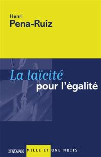 La laïcité pour l'égalité