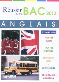 Anglais LV1-LV2, terminales S, ES, L et techno : bac 2012