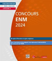 ENM, concours 2024 : catégorie A