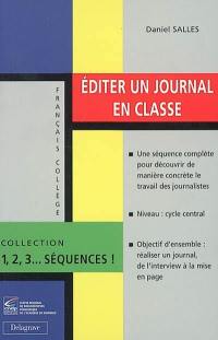 Editer un journal en classe