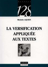 La versification appliquée aux textes