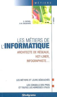 Les métiers de l'informatique : architecte de réseaux, hot-liner, infographiste...