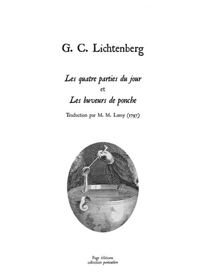 Les quatre parties du jour. Les buveurs de ponche Les quatre parties du jour. Les buveurs de ponche