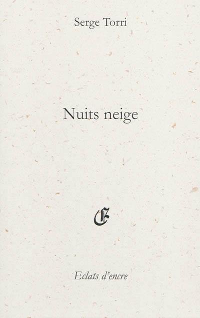 Nuits neige