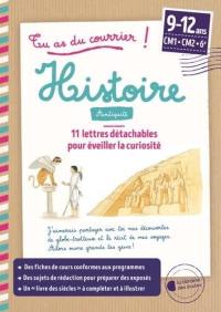 Tu as du courrier ! : histoire, Antiquité, 9-12 ans, CM1, CM2, 6e : 11 lettres détachables pour éveiller la curiosité