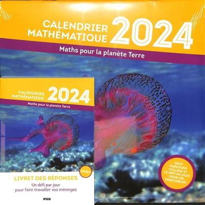 Maths pour la planète Terre : calendrier mathématiques 2024