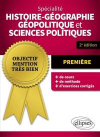 Spécialité histoire géographie, géopolitique et sciences politiques première