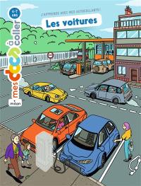 Les voitures : j'apprends avec mes autocollants !