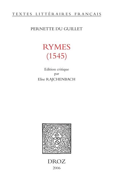 Rymes (1545)