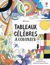 Tableaux célèbres à colorier