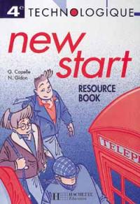 New start, 4e technologique : resource book