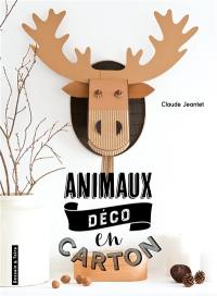 Animaux déco en carton